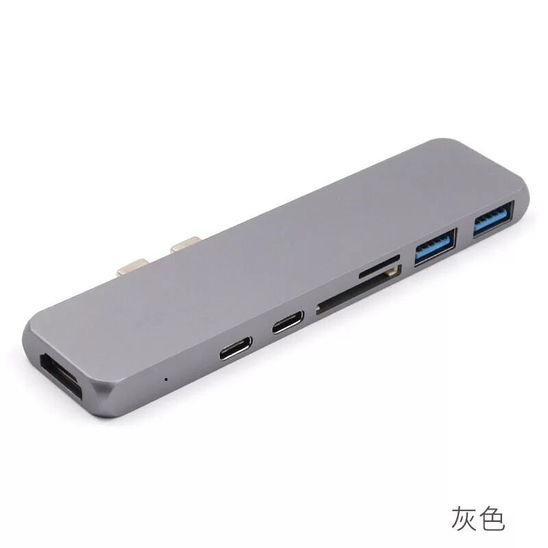 3.1 Type C Hub Dual USB-C HUBs /Card Reader Special for Notebook up to 40GB/s Data Transfer
