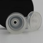Round PP Cosmetic Bottle Clear 24mm Flip Top Lid