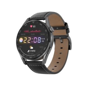 China Brown Leather Strap Business Movement Smartwatch RTL8762DK 320x240 wholesale