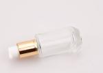 Essential Oil 25 Ml Glass Jar 18mm 410mm Gold Glass Spray Bottle
