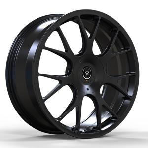 China SSWS1027 Satin Black Multi Spoke Forged Aluminum Alloy Rims wholesale