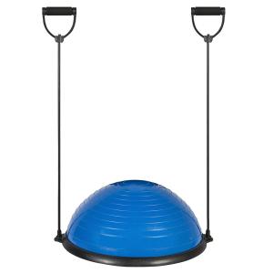 China Diameter 58cm Half Blue PVC Yoga Ball Explosion Proof Thickened wholesale