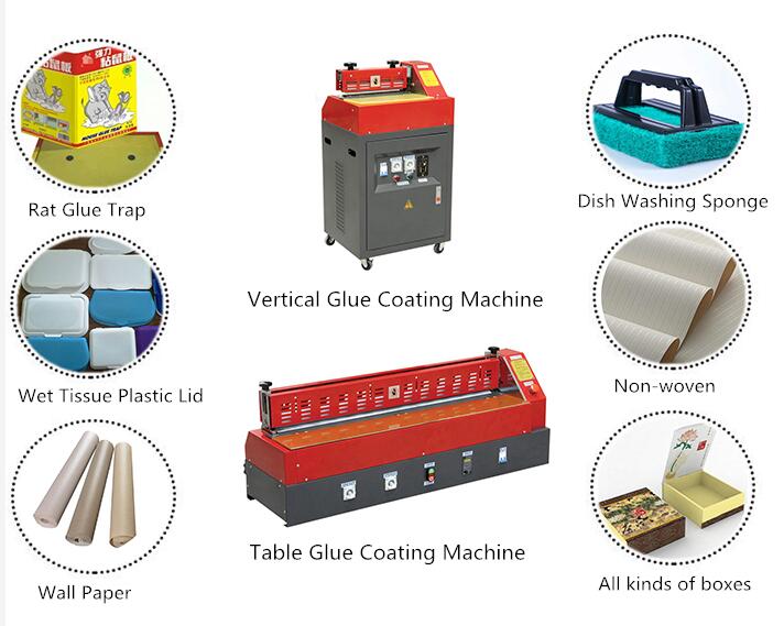 Desktop Hot Melt Glue Coating Machine for Sticky Mouse Pad