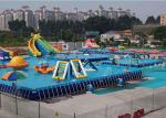 Large Water Theme Parks Inflatable Amusement Equipment For Children And Families