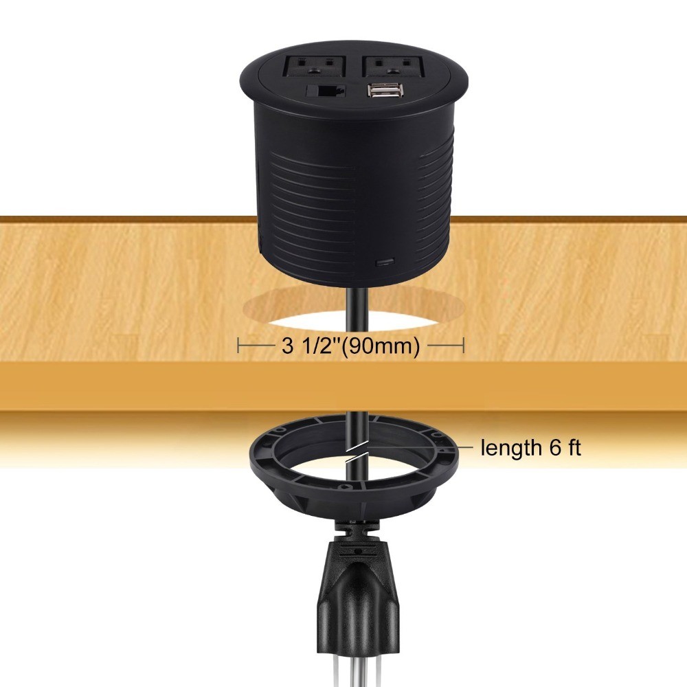 Ul Approval International Electrical Outlets Beautiful Surface Easy Installation