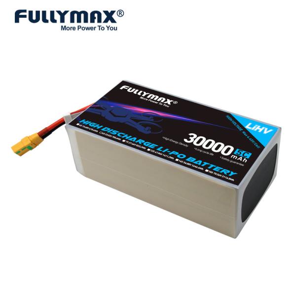Fullymax 6s 32000mah Lipo Battery Airplane 4.45V 32000mAh 23.52V 10C XT90-s High