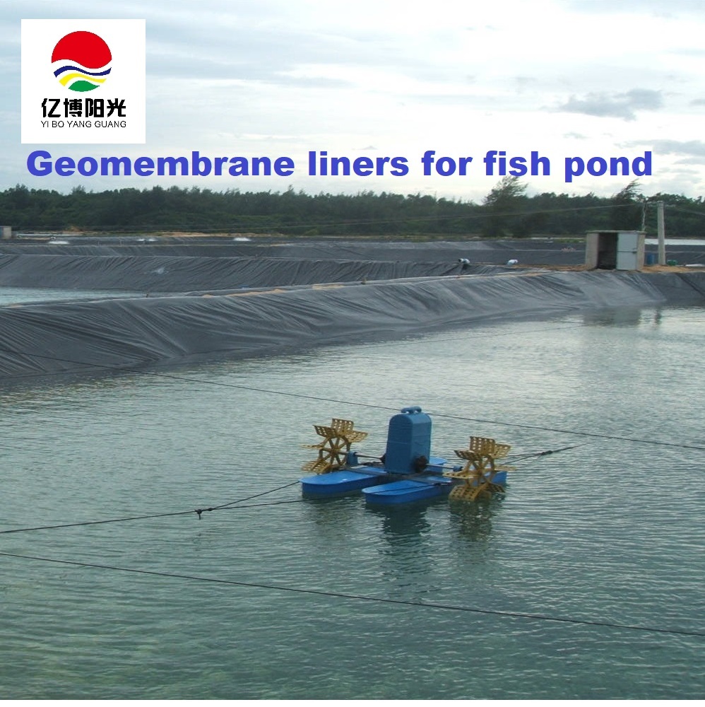 0.2mm-3.0mm HDPE LLDPE Geomembrane Liners for Fishpond Landfill Flexible and Durable