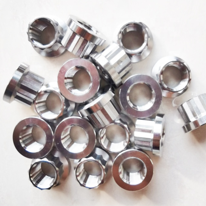 Universal 12 Point Flange Nuts 3/8-24 Thread 7/16" SOCKET/WRENCH Made of High Strength Titanium Alloy for Versatility