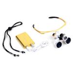 Wireless Surgical Magnifying Glass With LED Headdlight Lighg Weight Dental 3.5X