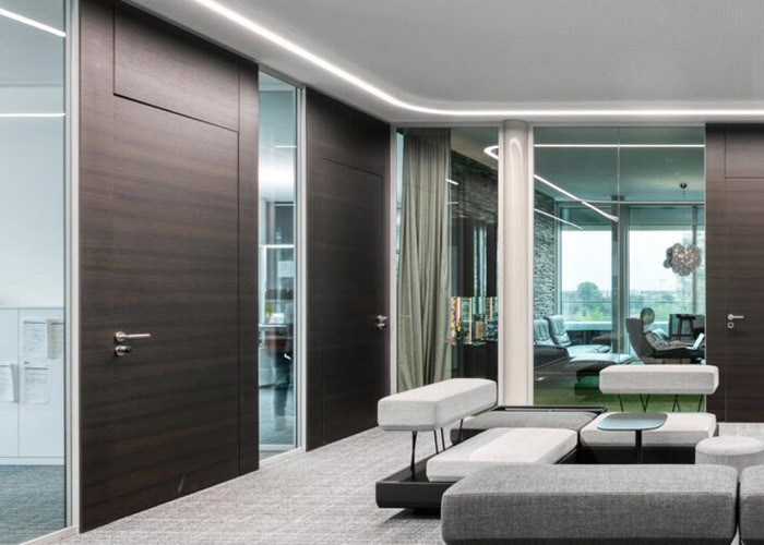 Soundproof Double Office Glass Partition Walls Affordable Workspaces Glawall Customization Wall