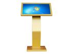 Golden Color shopping mall kiosk touch screen Kiosk monitor advertising , MAD