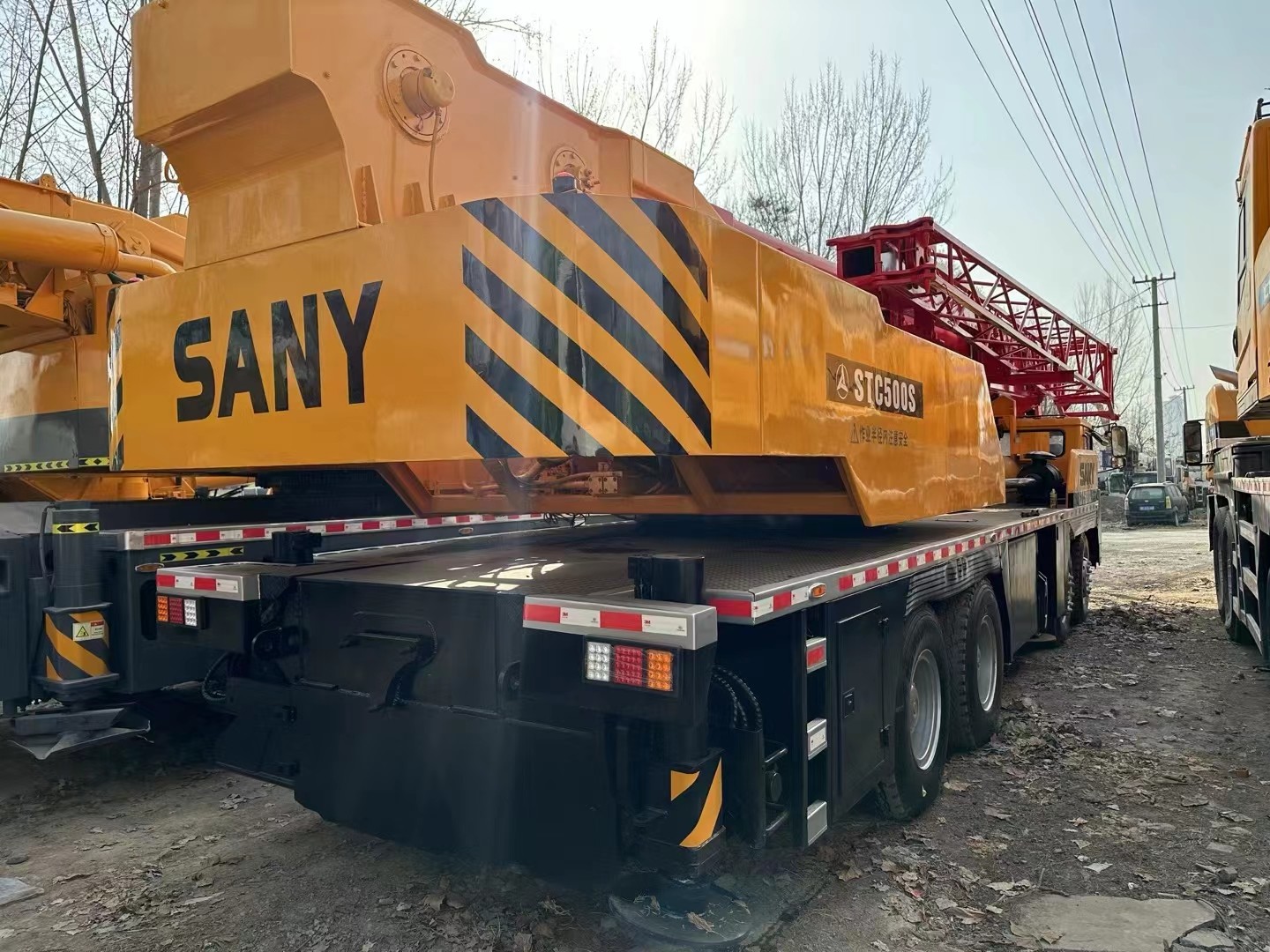 Second Hand 50 Ton Hydraulic Truck Crane 50T Mobile Truck Crane SANY STC500