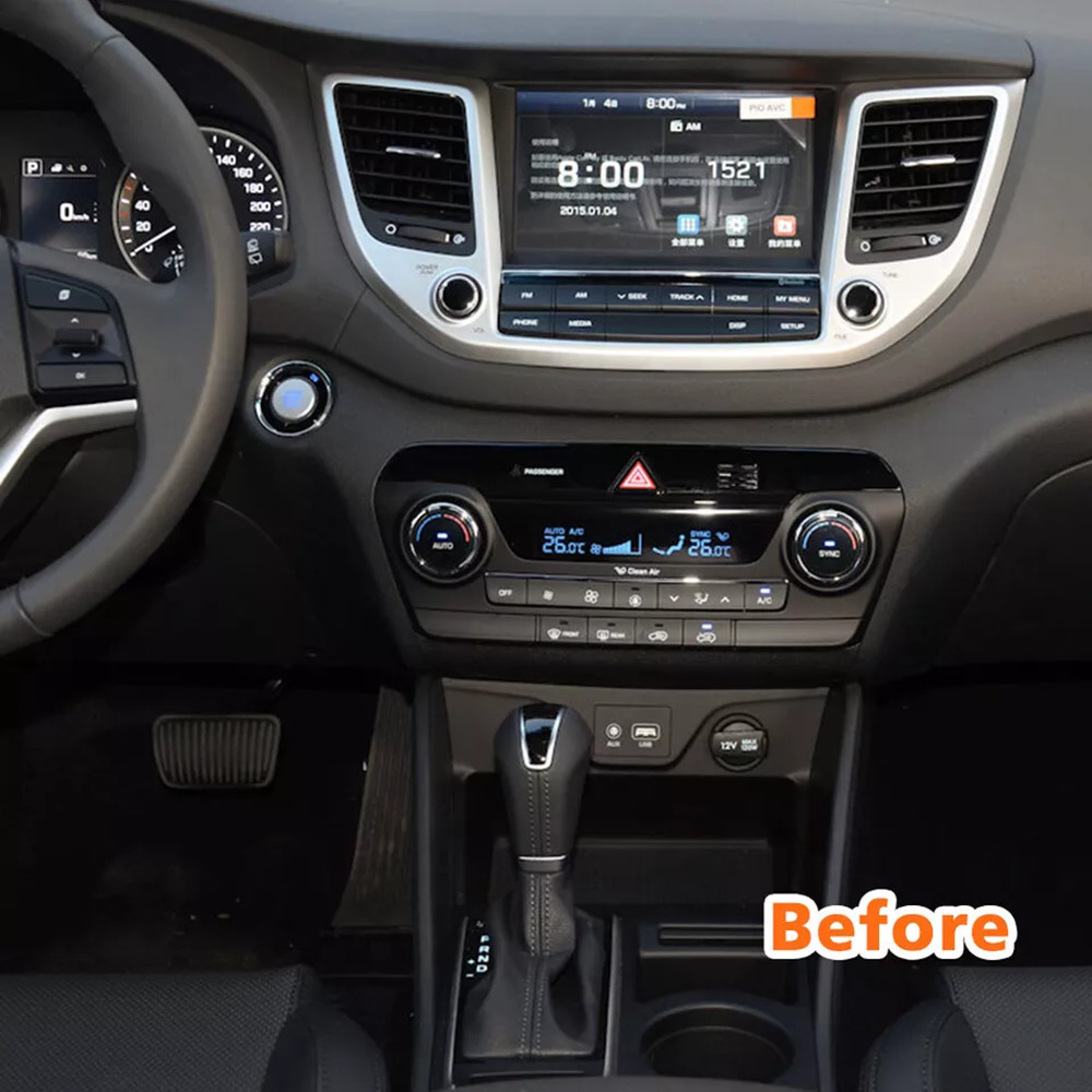 GPS Multimedia Car Stereo DVD 9.7 INCH Android 13 128GB For Hyundai Tucson