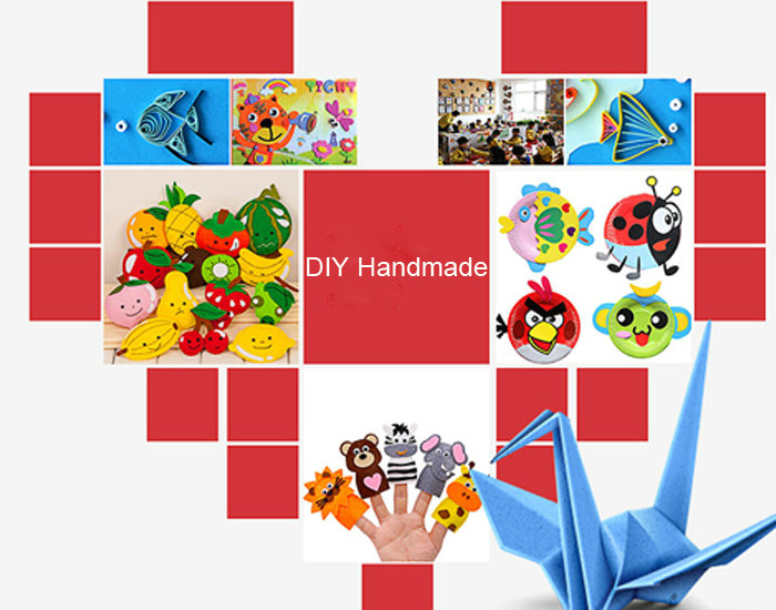  180g 220g Uncoated Colorful Handcraft Paper For Children DIY Good Toughness