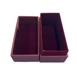 China Wholesale Customized Luxury High Quality Satin Fabric Ring/Jewelry/Necklace Packing Box Gift Packaging Box wholesale