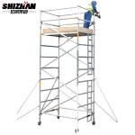 H FRAME Construction Site Lightweight Aluminum Scaffolding With Clamps
