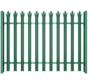 China D Pale W Pale Steel Security Metal Palisade Fencing Rot Proof OEM wholesale