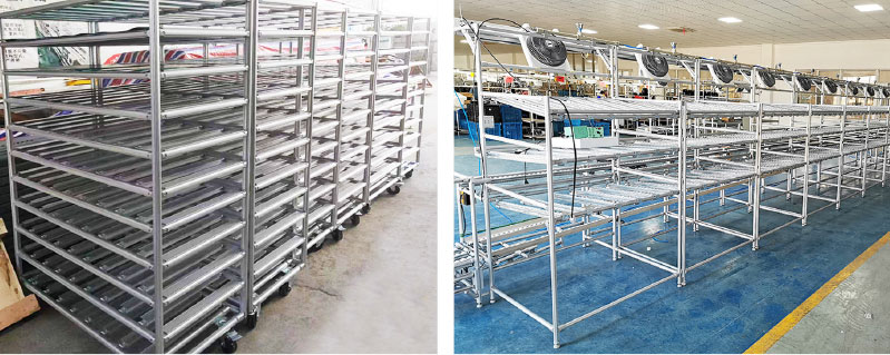 The Third Generation Lean Pipe Aluminium Alloy Tube For Pipe Rack System  Automation Equipment