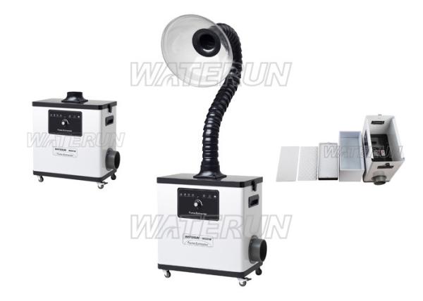 Quality Four Filters Chemial Laboratory Fume Extractor , Brushless Motor Lab Fumes Absorber for sale