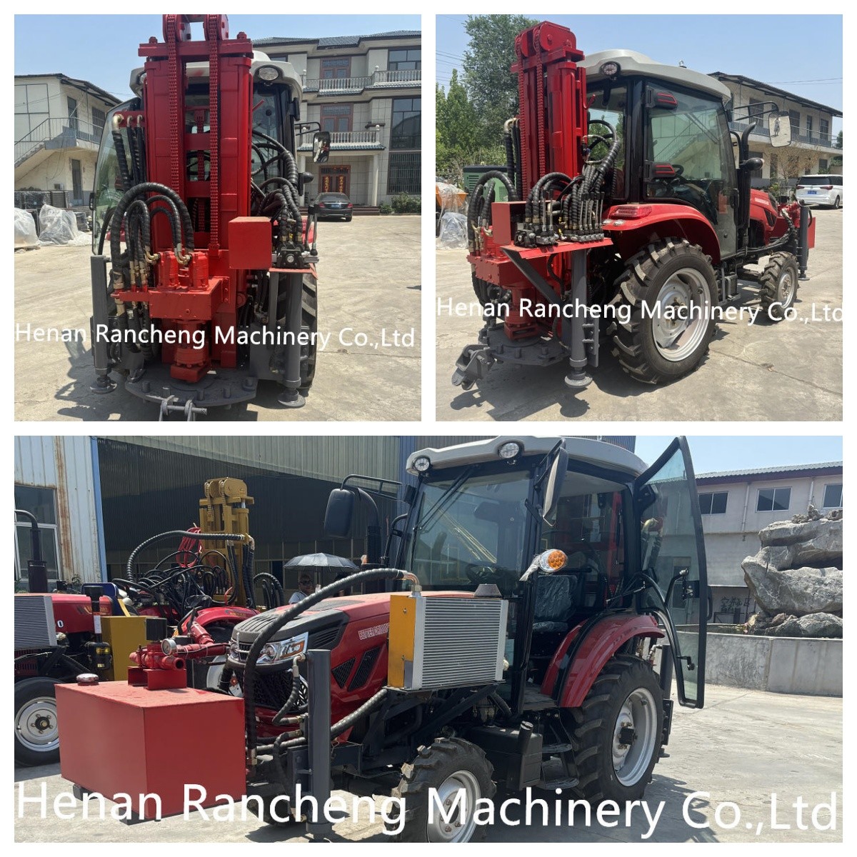260m Hydraulic Water Well Drilling Machine With Keyboard Operation And Wireless Control