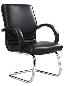 China Chrome Arm Executive Conference Room Chairs Without Casters High Durability wholesale