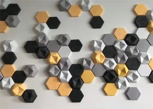 China Decorative Sound Dampening Hexagonal Acoustic Panels 3d Music Studio 600mm * 600mm wholesale