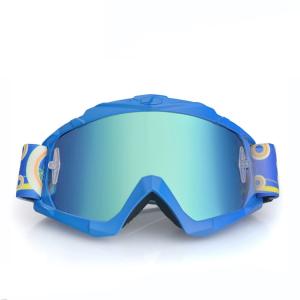 China Comfortable Motocross Goggles UV400 Protection With Anti Slip Silicone Strap wholesale