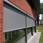 Windproof Zip Track Blinds For Pergola Canopy Restaurant Balcony