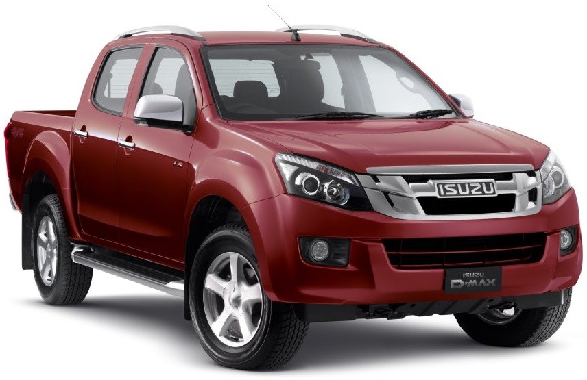 ISUZU D-MAX 2012 2013 2014 2015 OE Style Chromed Front Grille with Red Letters Manufacturers