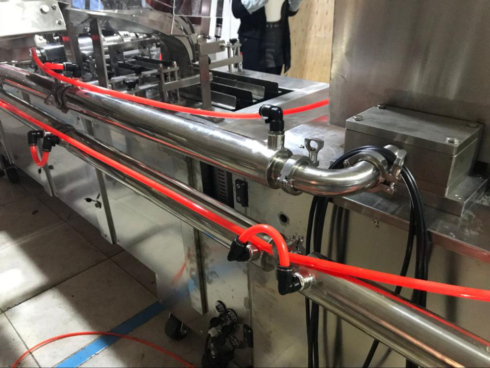 Automatic 8mm Thickness Sandwich Biscuit Making Machine PLC Controlled