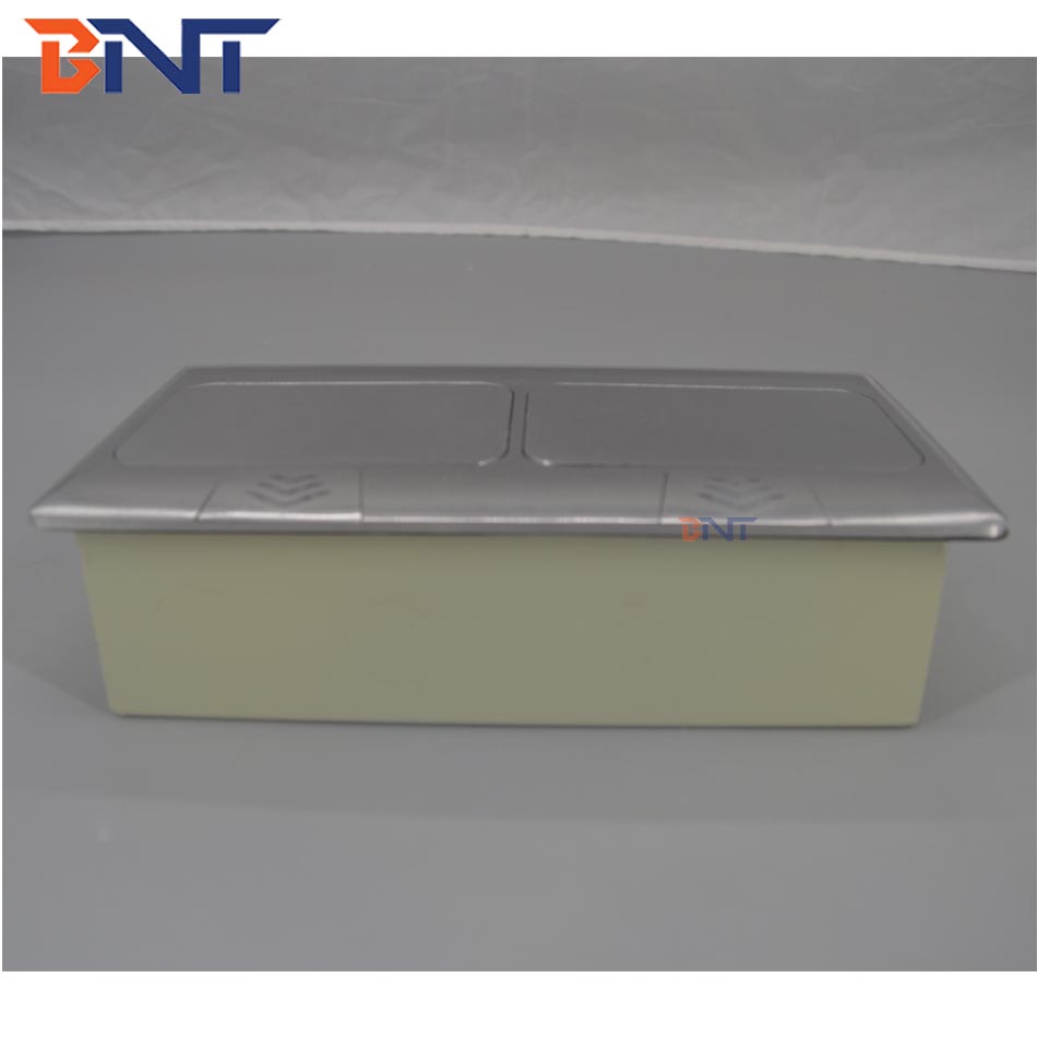 Aluminum alloy pop up electric plug floor switch hidden floor socket box