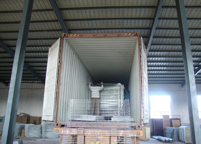 Silvery Color Welded Wire Mesh Fence Made By Galvanised BRC Welded Mesh