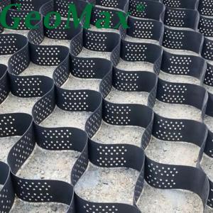 China HDPE Ground Grid Gravel Geocell ASTM Standard Channel Protection 100mm Height Plastic Geocell Driveway wholesale