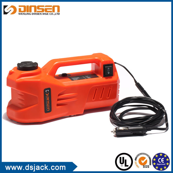 Two Stage Electric Hydraulic Car Jack ROHS Approved 3.5m Power Cable 4t