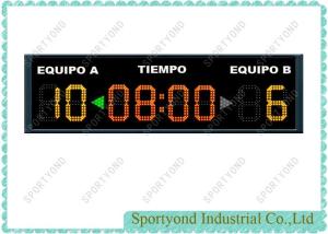 China Wireless LED Digital Scoreboard with time display wholesale
