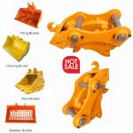 Q355B Material Mini Digger Quick Hitch Durable For Excavator Bucket