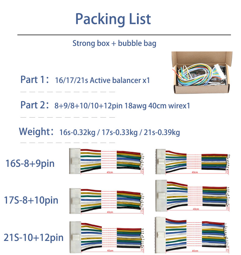 Equilibrium 21S 5A Active Balancer Li-Lion Lto Lithium Lifepo4 Battery Balancer