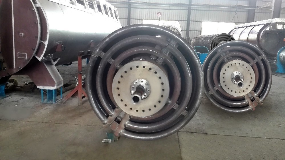 Longlife Animal Rendering Rotary Drying Equipment Horizontal Coil Dryer With Jacket