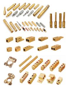 China Anodizing Brass Electrical Fittings , Small Watertight EMT Fittings Custom Welding wholesale