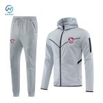 OEM Football Training Tracksuit Insulated Jacket Pants Moisture-Wicking Fabric