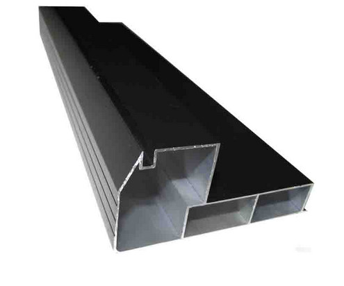 Anodized Aluminum Window Extrusion Profils / Aluminium Alloy Horizontal Sliding