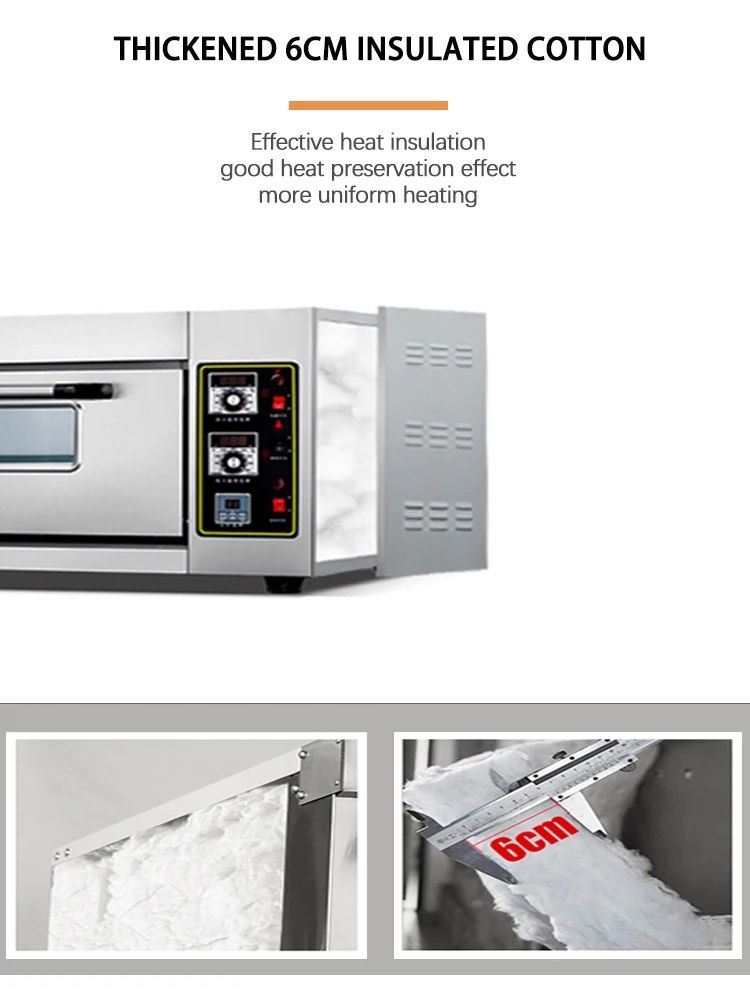 Luxurious Commercial 1-3 Layer 2-9-Tray Multi-Functional Baking Electric Oven