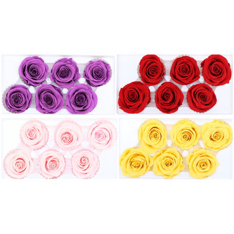 Home Decoration Preserved Rose Heads For Arrangements And Decorations