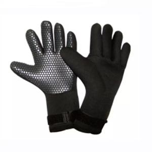 China Waterproof and oil black nitrile gloves for maintenance work wholesale