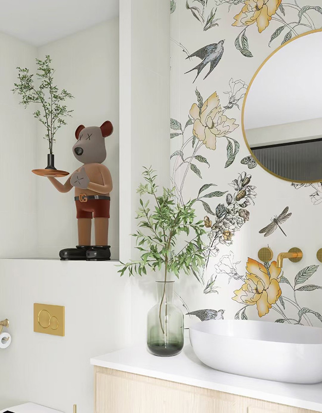 Grade AAA Toilet Flower Tile , 600x1200mm Background Wall And Wall Tile