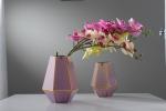 Handmade Glass Vase With Golden Edge Individual Packing