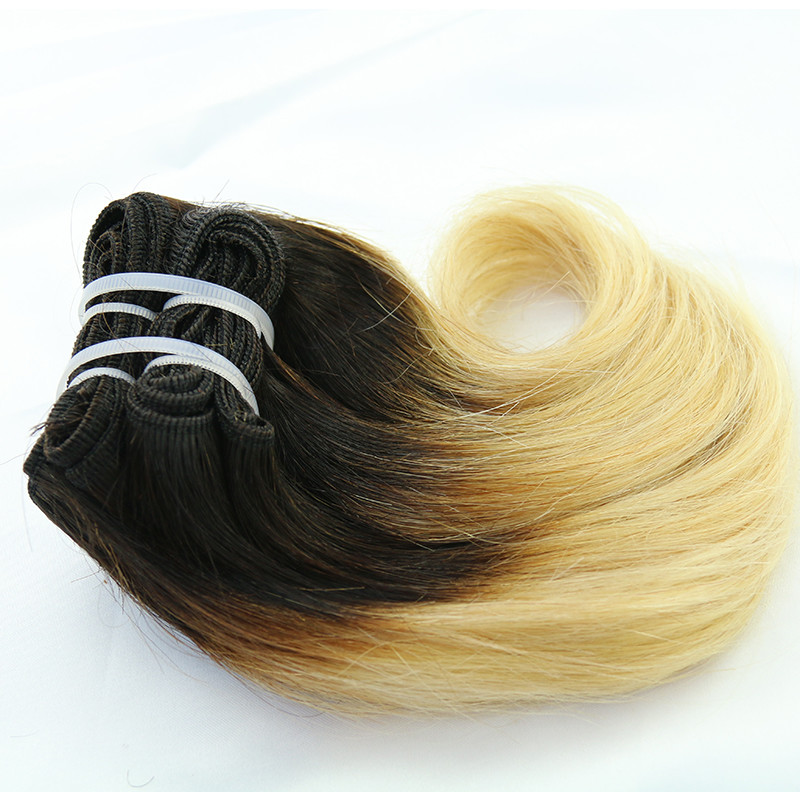 Short Hair Brazilian Human Hair Machine Made Weaves Snail Curl Hair