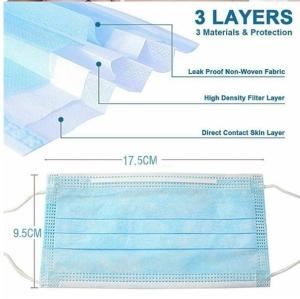 China Single use Skin Friendly 3 Ply Surgical Face Mask wholesale