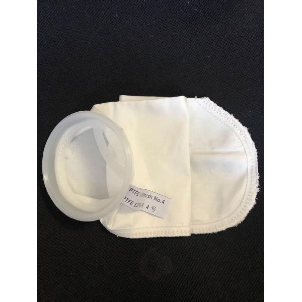 Woven PTFE Mesh 100 Micron Filter Bag for Strongly Corrosion Liquid Filtration
