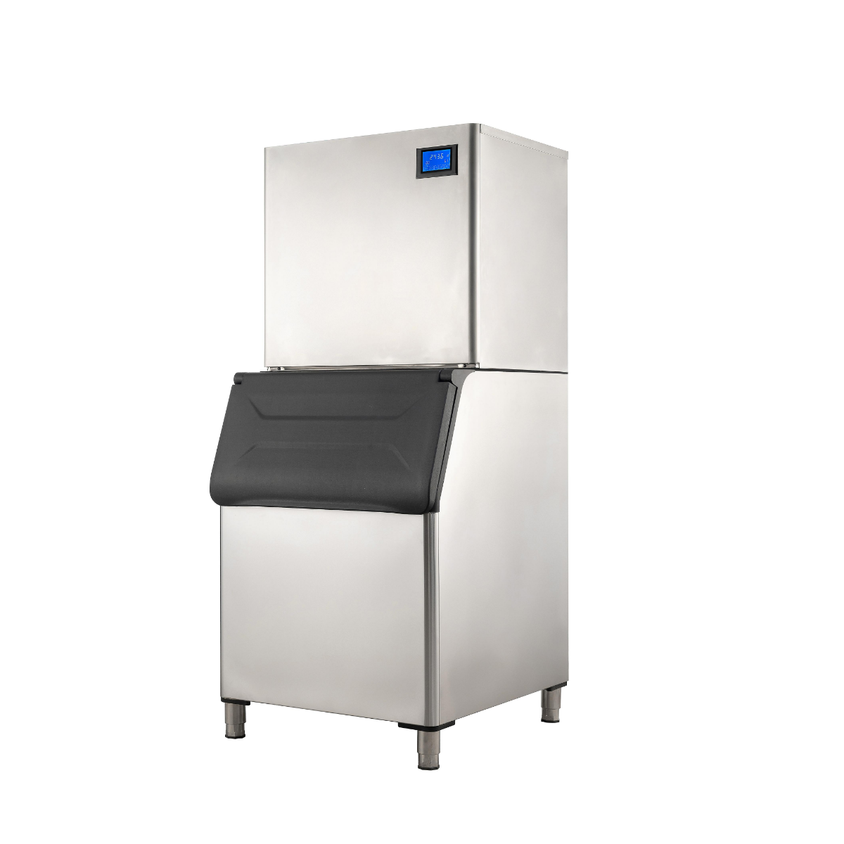 200kg Ice Storage Low Noise Commercial Air-Cooling Cube Ice Machine with 0.96KW Power
